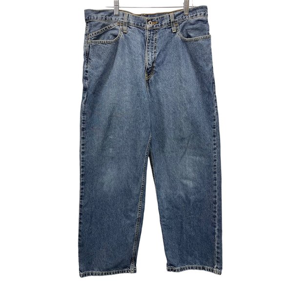 Levi's Other - SilverTab Levi's Jeans Baggy Y2K Low and Loose Medium Blue Mens 34x30 Made 2003